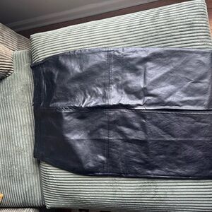 Forever 21 Black Faux Leather Skirt